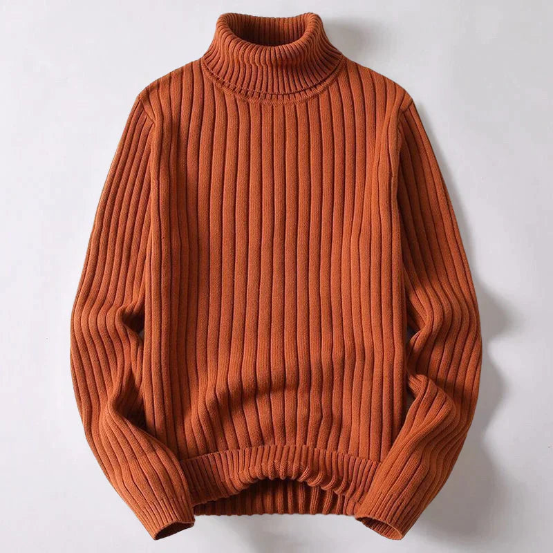Menns Turtleneck Genser Klassisk Stil 4