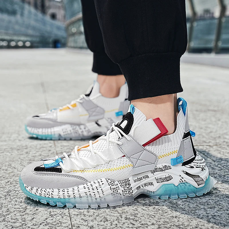 Menns Urban Sneakers med Tykk Såle 1
