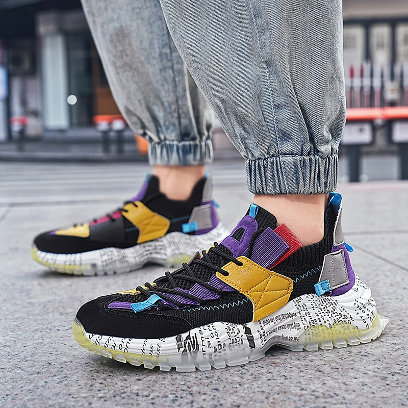 Menns Urban Sneakers med Tykk Såle 3
