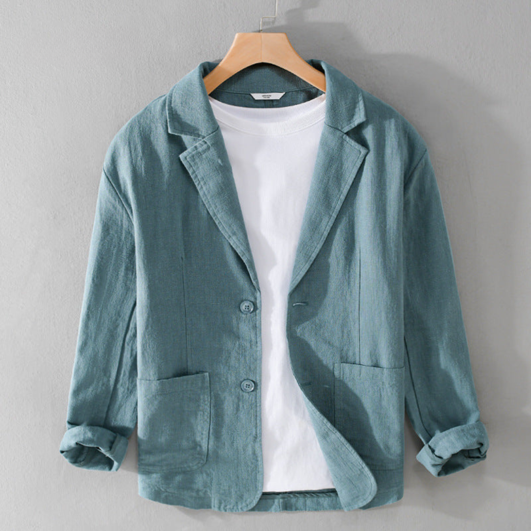 Menns Vintage Jakke Avslappet Stil 4