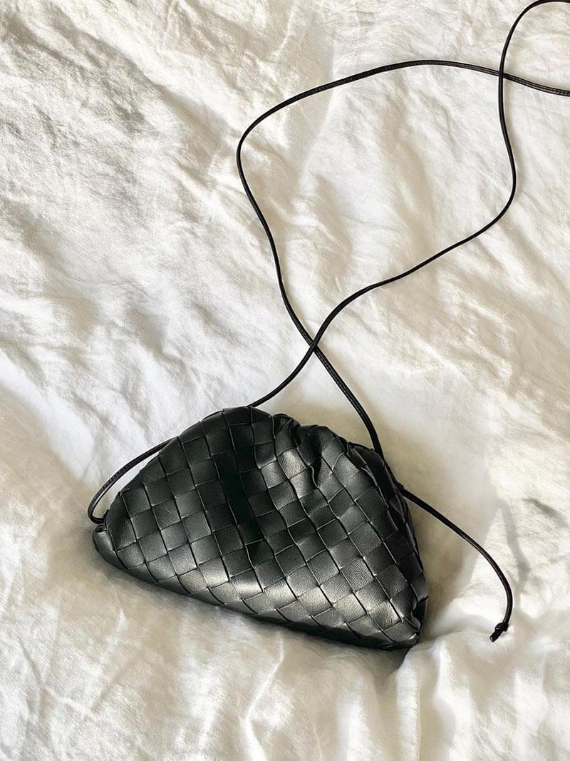 Mini Bag i Vevd Vegansk Skinn 2