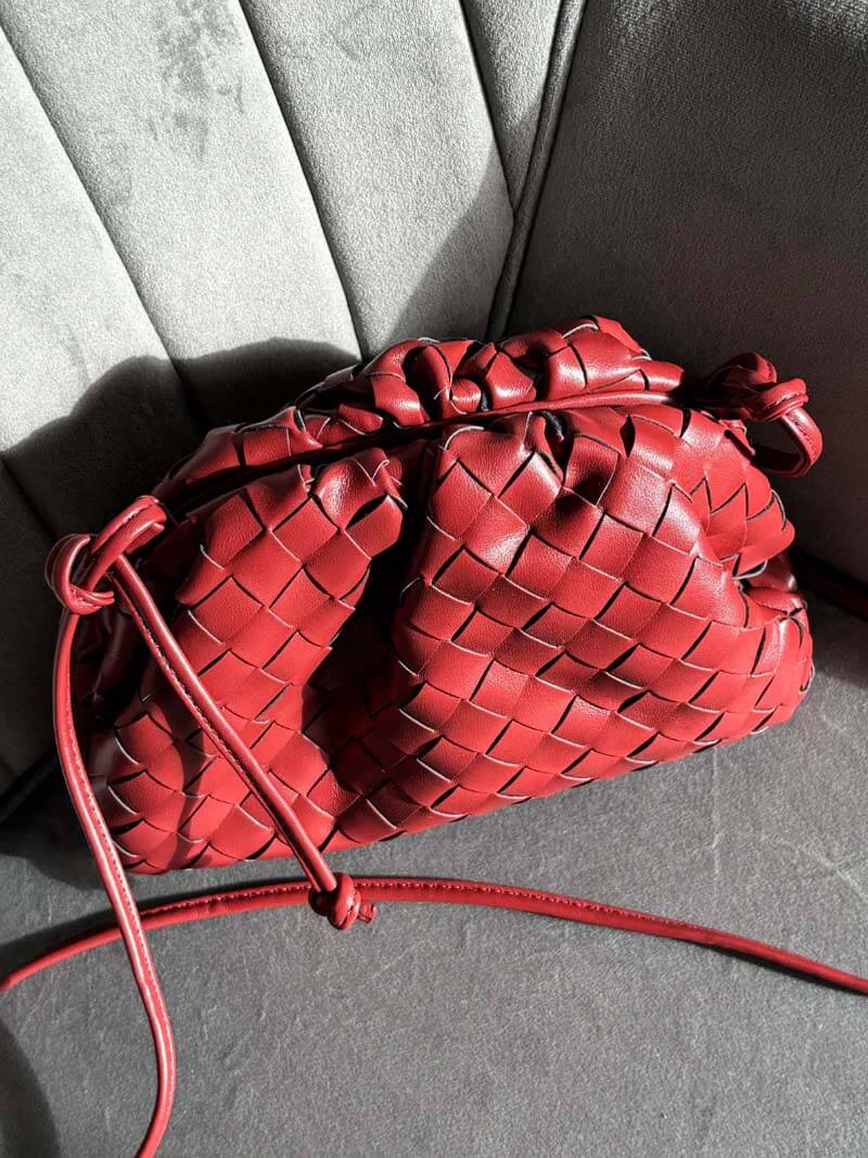 Mini Bag i Vevd Vegansk Skinn 8