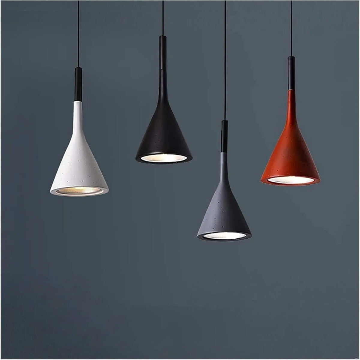 Minimalistisk Pendelampe Justerbar Høyde 8