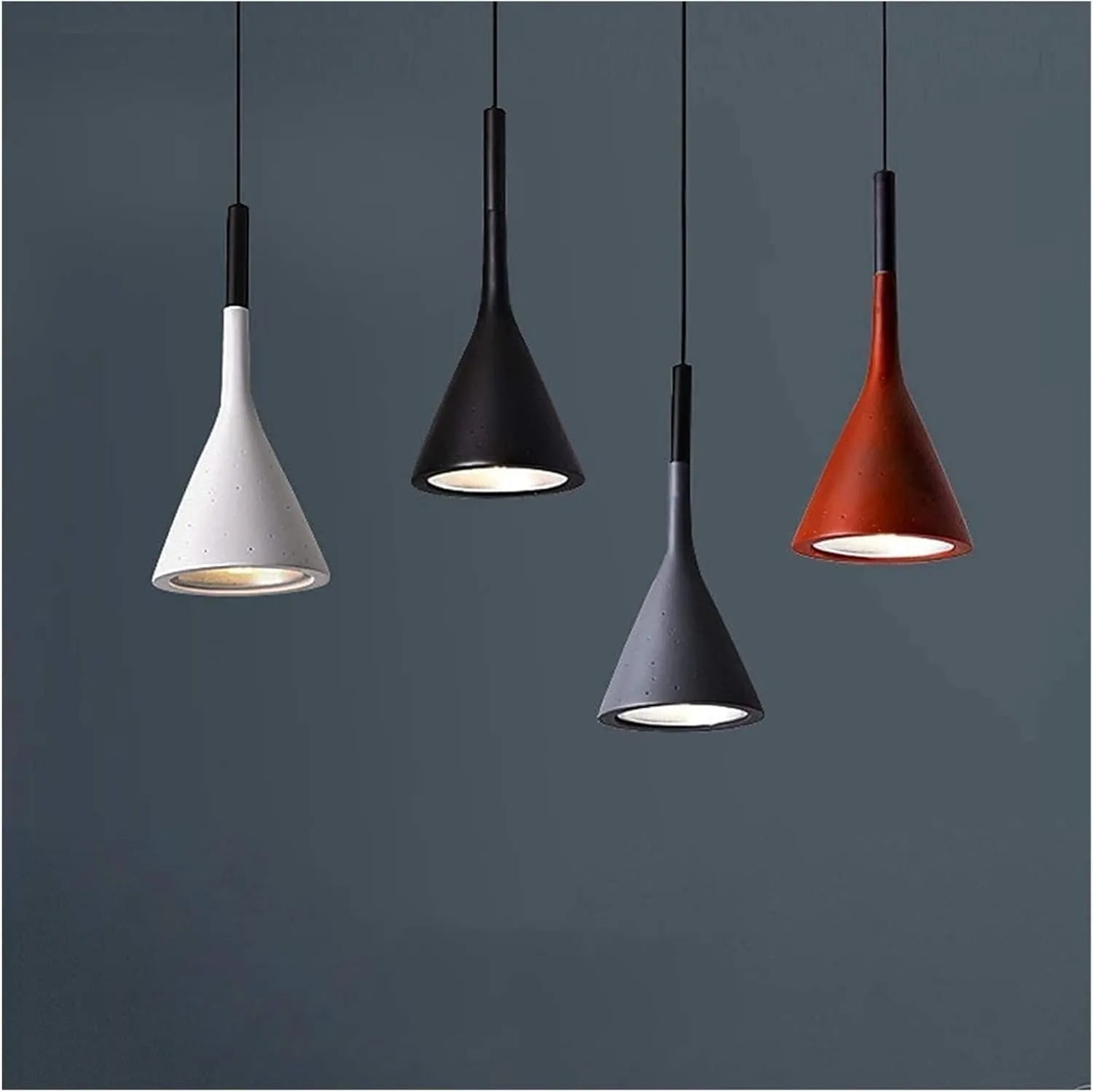 Minimalistisk Pendelampe Justerbar Høyde 8