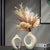Moderne Vase Sett Keramikk Elegant Design 1