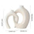 Moderne Vase Sett Keramikk Elegant Design 3