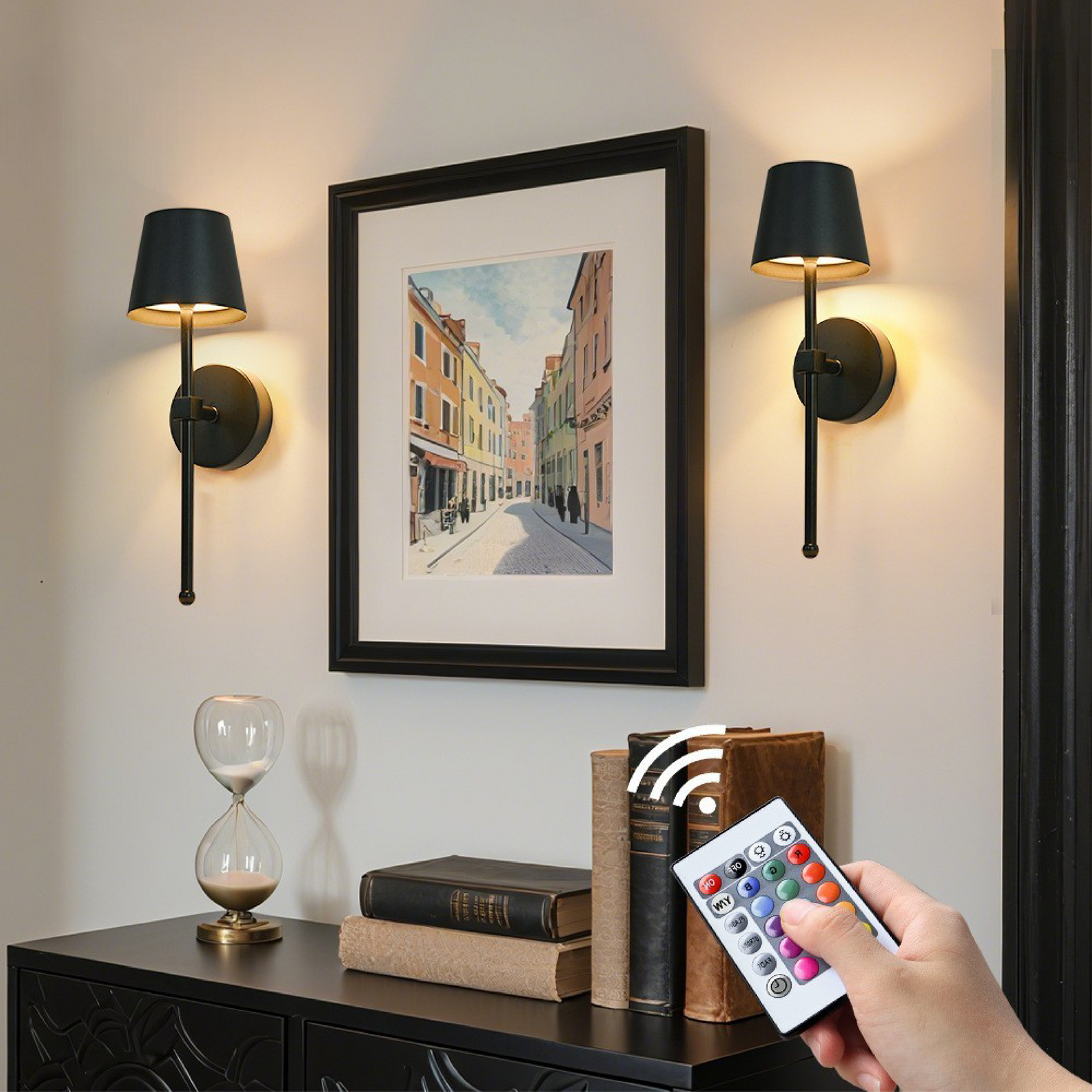 Moderne Vegglampe Trådløs Oppladbar 3