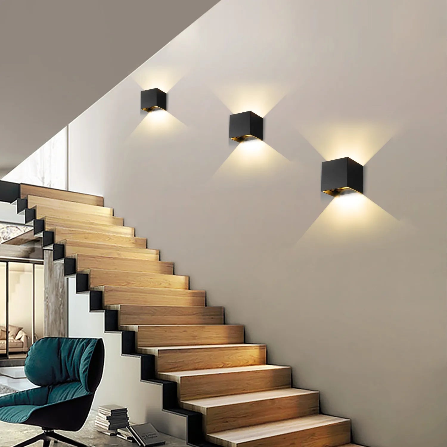 Moderne Vegglampe med Bevegelsessensor 1