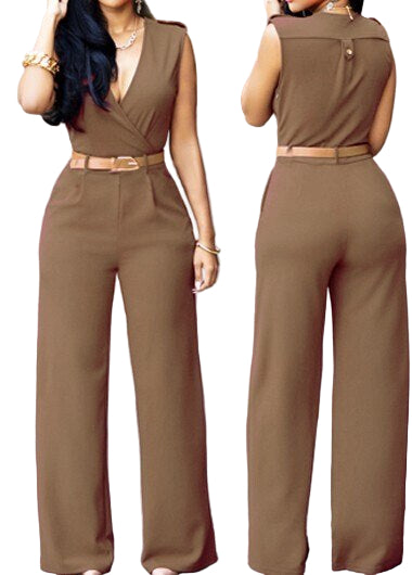 Kvinne Jumpsuit Moderne Polyester Komfortabel Snitt-1