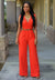 Kvinne Jumpsuit Moderne Polyester Komfortabel Snitt-5