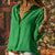 Variant image for Kvinne Satinbluse Elegant Festlig StiL Høykvalitets Sateng-24