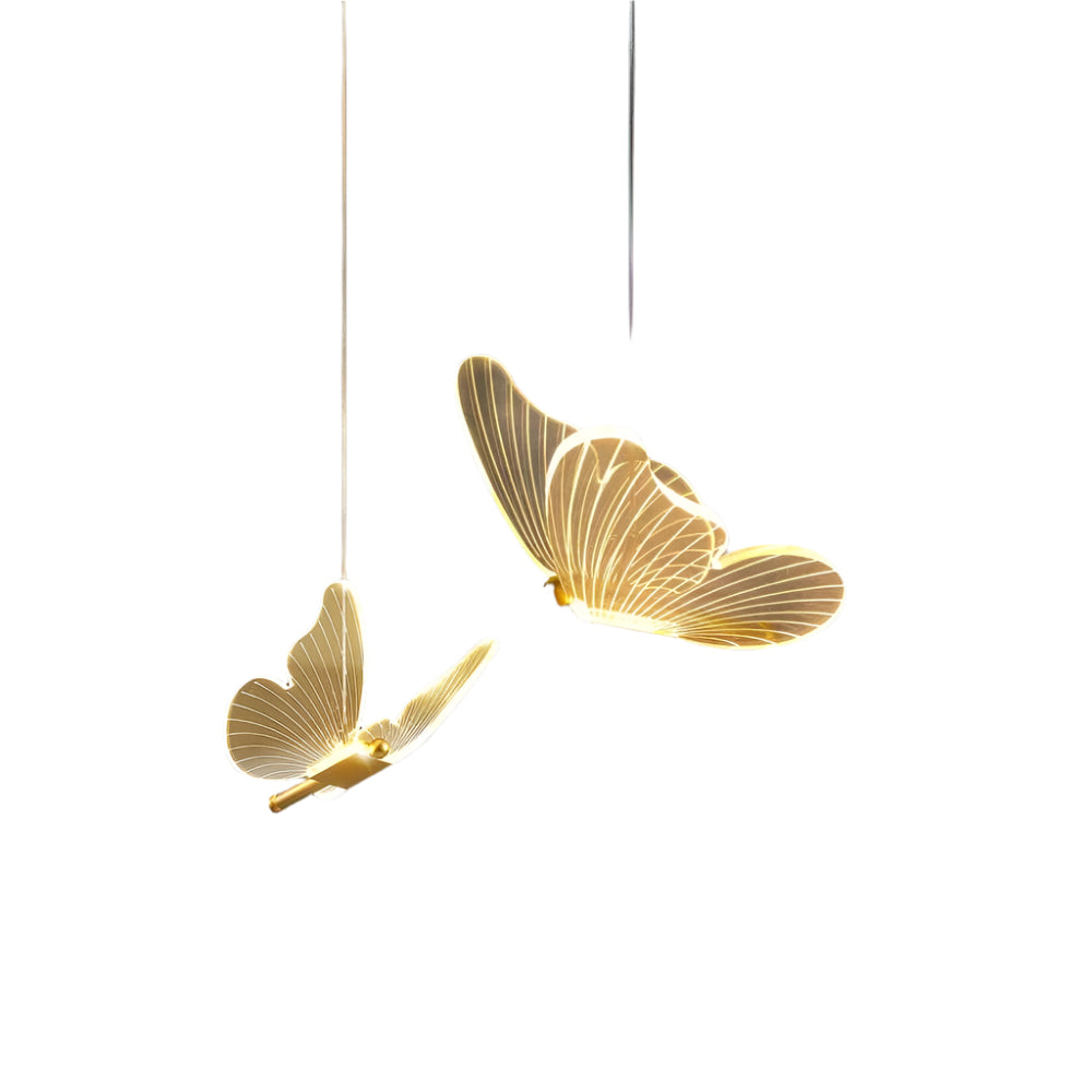 Nattlampe Barn LED Sommerfugl Vegglampe Barnerom Lampeskjerm 1