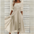 Variant image for Kvinnemidi Kjole Elegant Lett Stoff for Sommerdesign-29