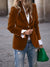 Damens Blazer Retro Elegant med En Knap