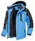 Fleece-skijakke med hette for menn