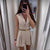 Dame Jumpsuit Ermeløs Elegant V-hals Førsteklasses Materiale-5
