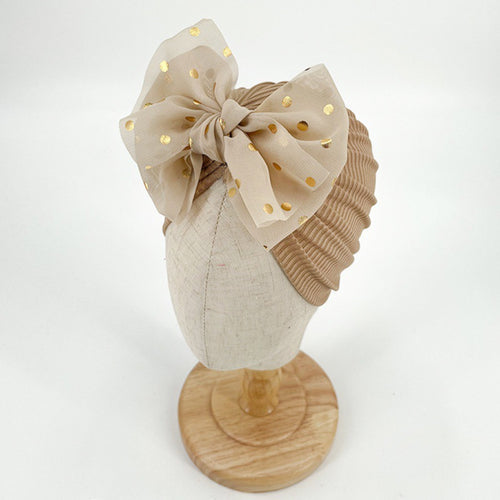 Ruffle Top Baby Turban Hat