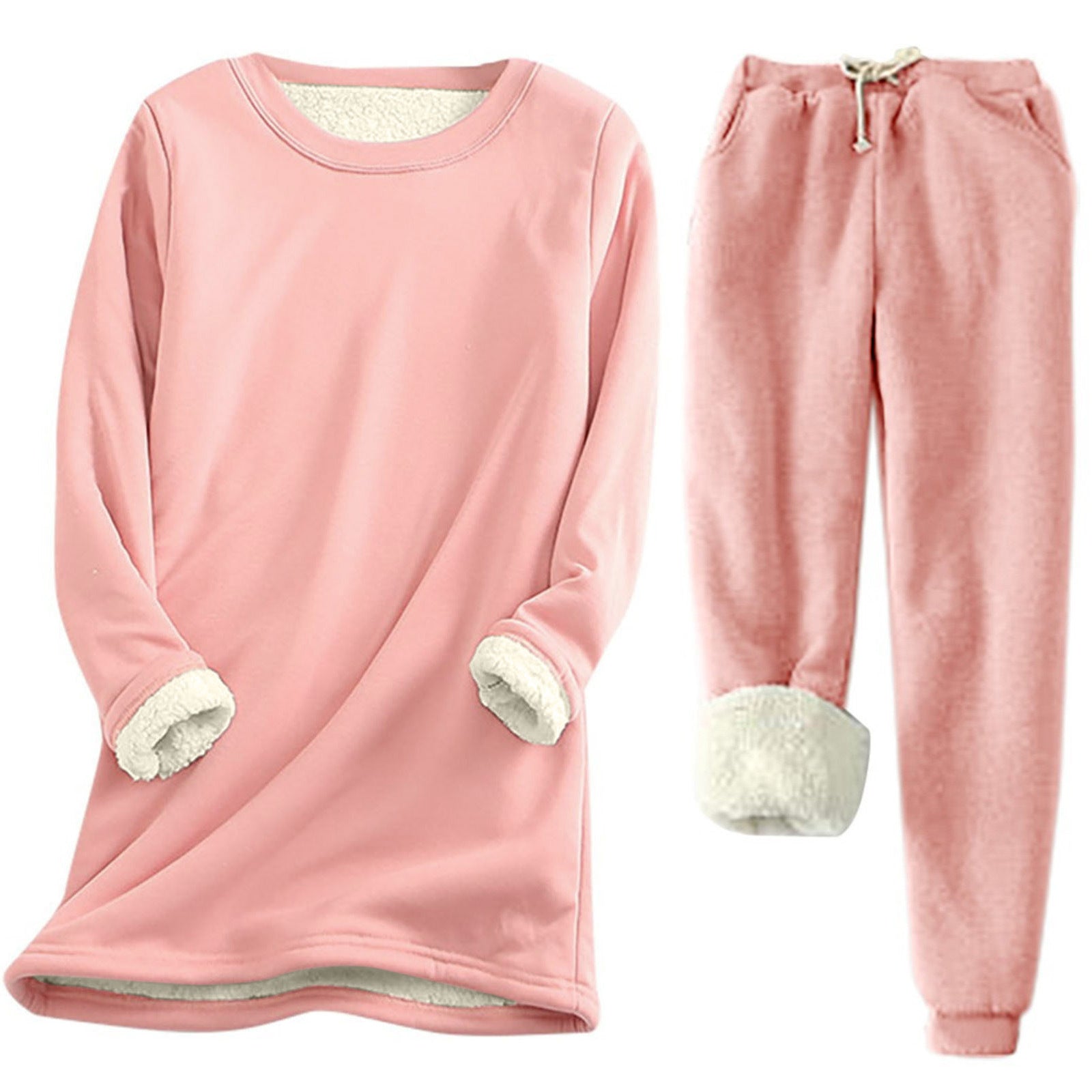 Kvinne Lounge Set Oversized Myk Polyester/Bomull