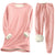 Kvinne Lounge Set Oversized Myk Polyester/Bomull