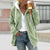 Dame Fleecejakke Oversized med Sherpa Fôr
