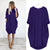Oversized Kjole med Runder Hals og Dype Lommer 10