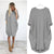 Oversized Kjole med Runder Hals og Dype Lommer 11