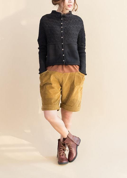 Oversized Strikket Cardigan med Knappelukking for Damer 2