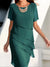 Variant image for Kvinne Chiffon Kjole Gulvlengde Elegant Luftig Stoff-17