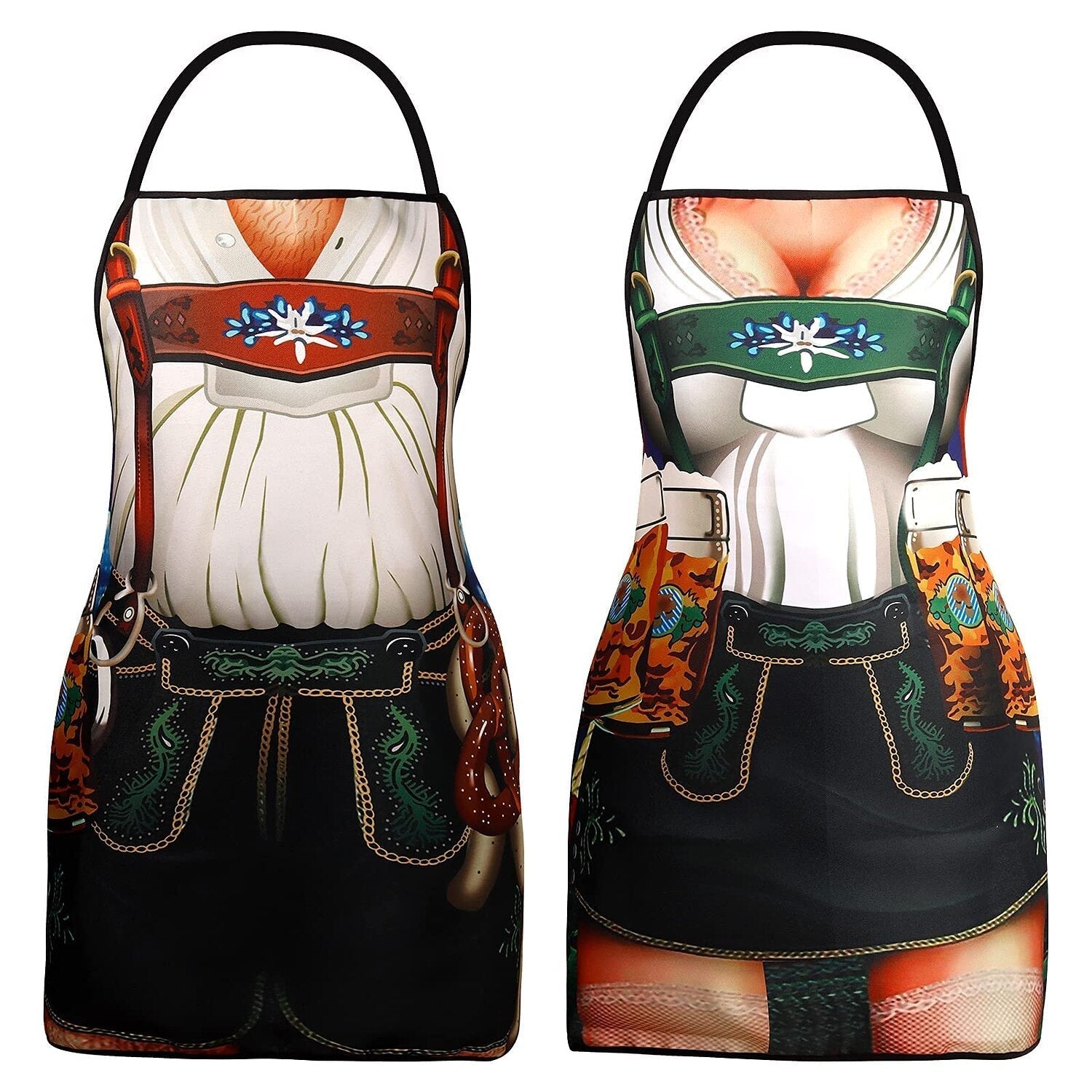 Par Schürzen i Trachtenstil for Oktoberfest 2