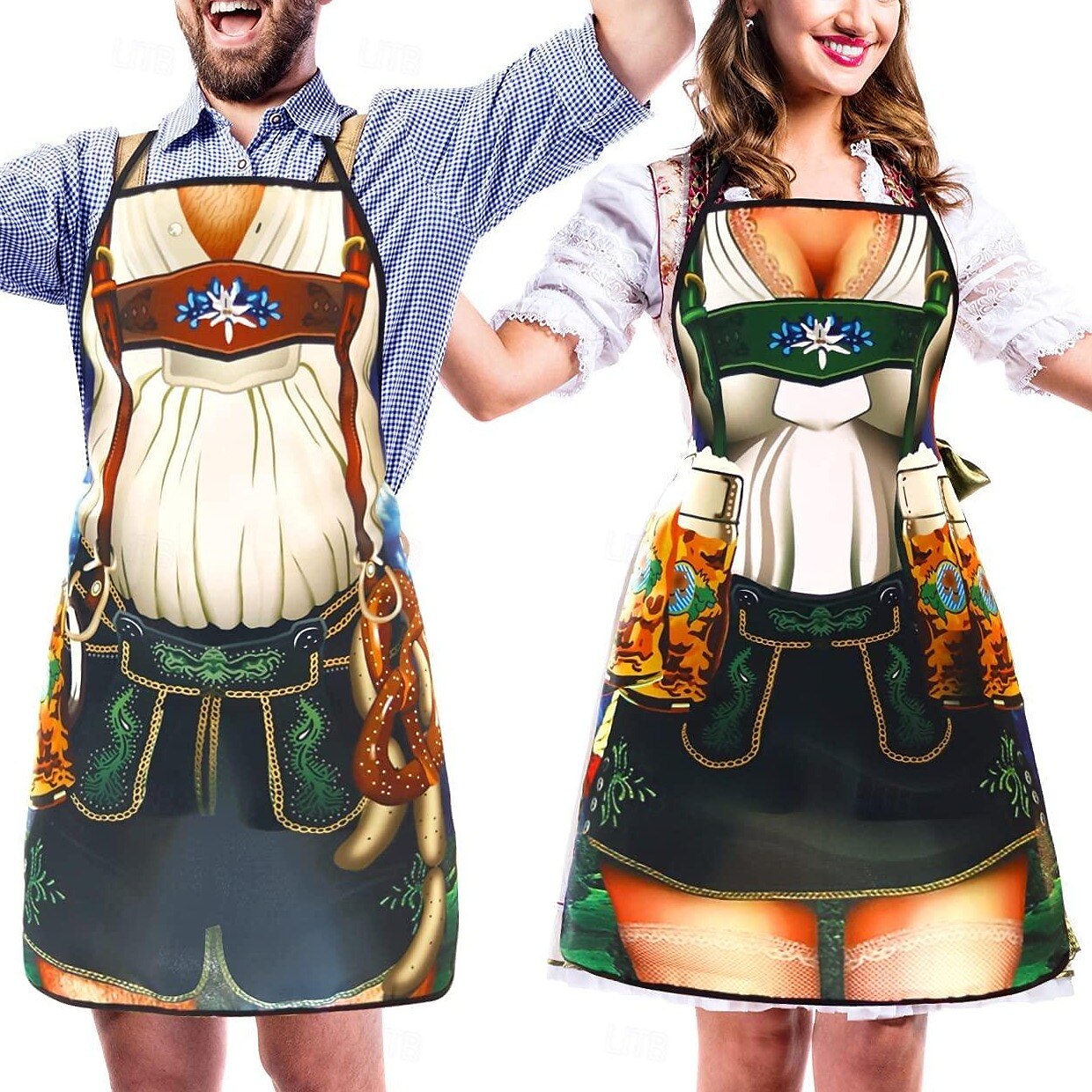 Par Schürzen i Trachtenstil for Oktoberfest 3