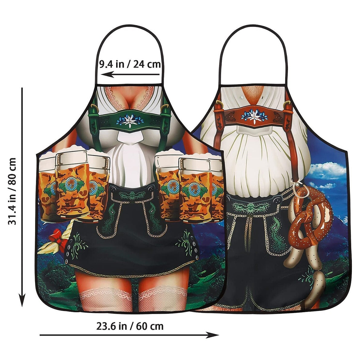 Par Schürzen i Trachtenstil for Oktoberfest 4