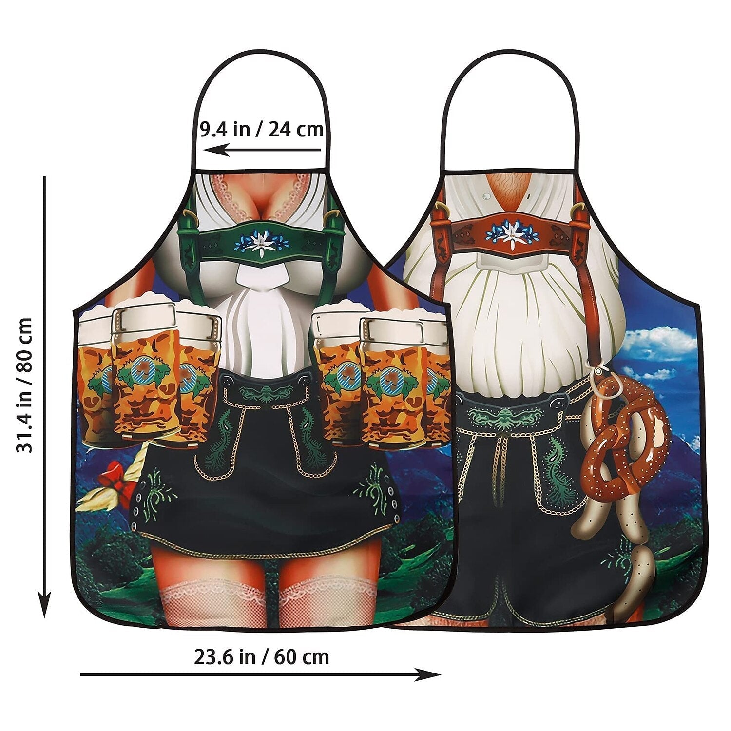 Par Schürzen i Trachtenstil for Oktoberfest 4