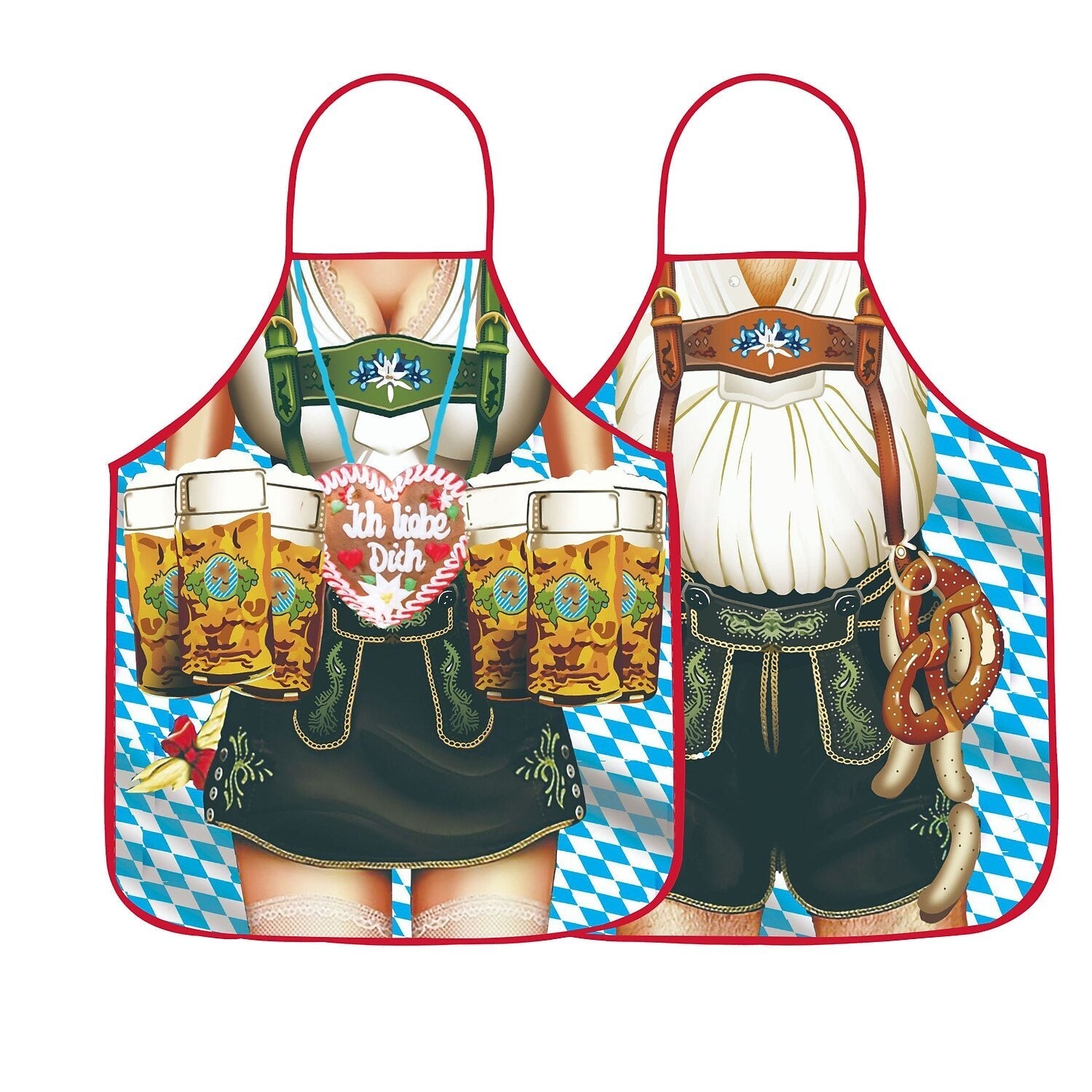 Par Schürzen i Trachtenstil for Oktoberfest 7
