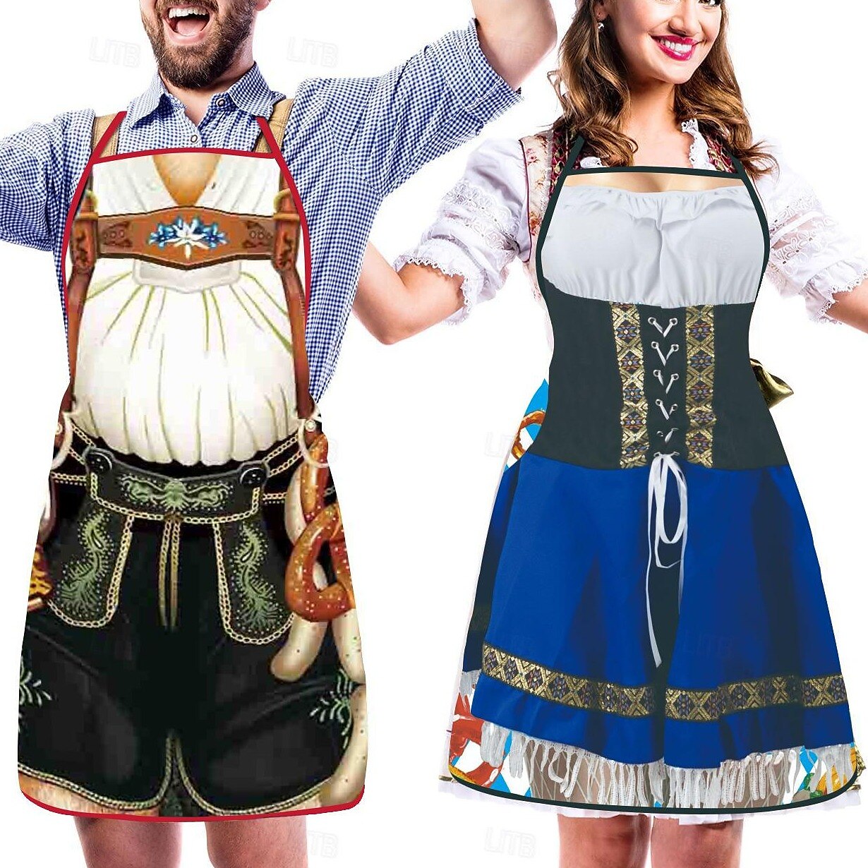 Par Schürzen i Trachtenstil for Oktoberfest 8