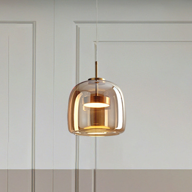 Pendellampe i Retro Stil med Glassdesign 7