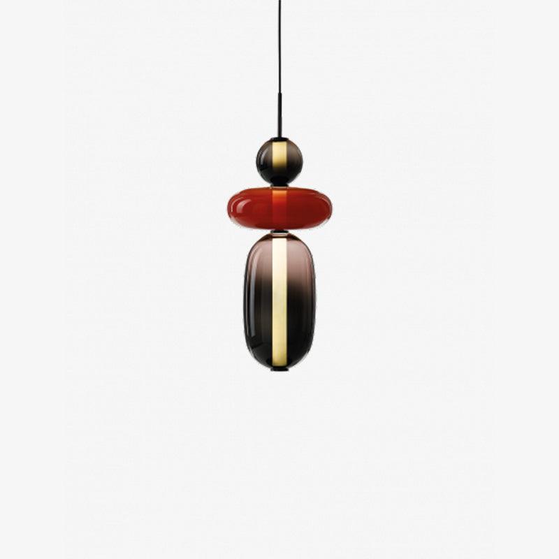 Pendellampe i glass med moderne design 11