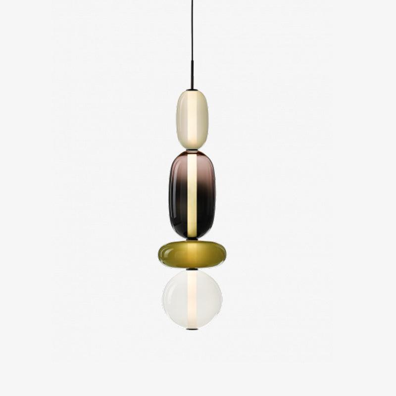 Pendellampe i glass med moderne design 12