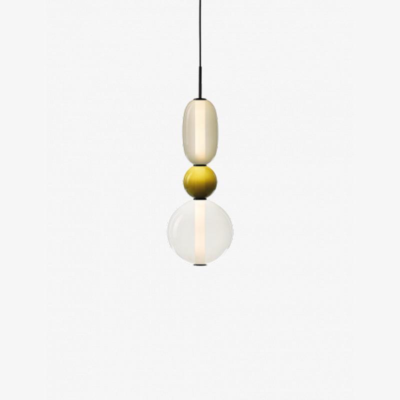 Pendellampe i glass med moderne design 19