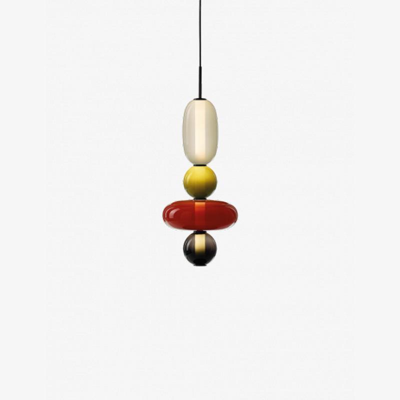 Pendellampe i glass med moderne design 9