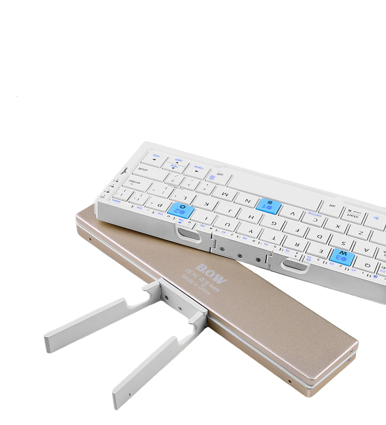 Bærbart Tastatur Plast Silikon Kompakt Design for Mobil Enhet-2