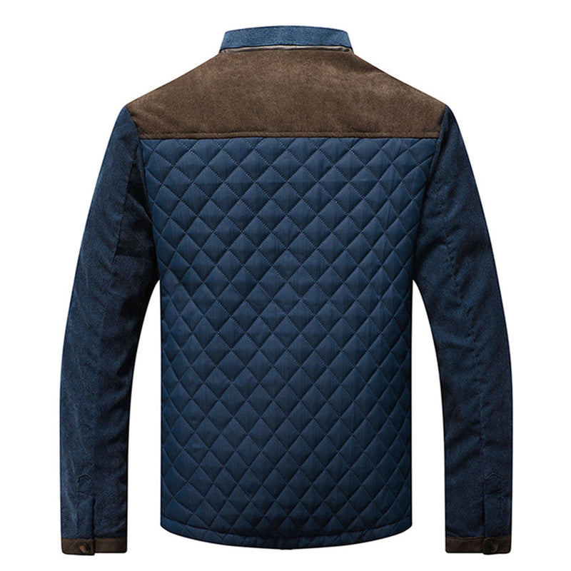 Herre Jakke Strømlinjeformet Design Polyester med Varmeteknologi-5