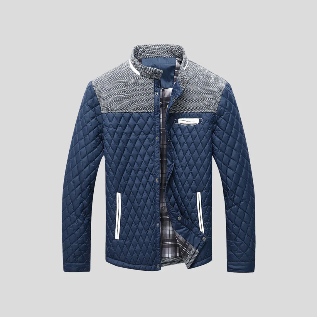 Herre Jakke Strømlinjeformet Design Polyester med Varmeteknologi-1