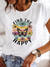 Variant image for Kvinne T Skjorte Med Trykk Komfortabelt Pustende Materiale Slim Fit-45