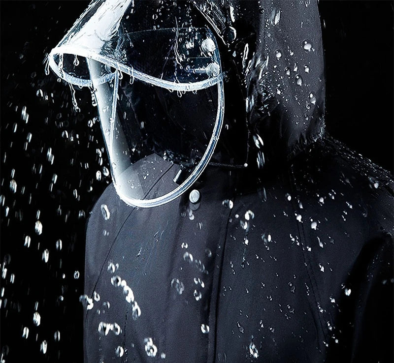 Regnjakke og Regnbukser Sett for Motorsykkel og Elektrisk Sykkel 1