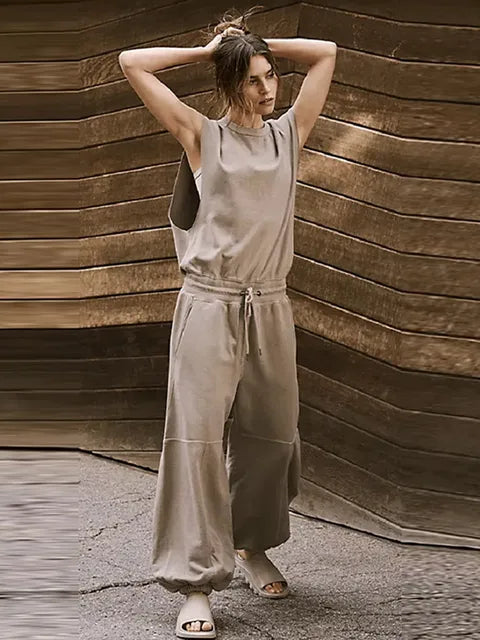 Variant image for Dame Jumpsuit Uformell med Snor i Midjen Polyester-15