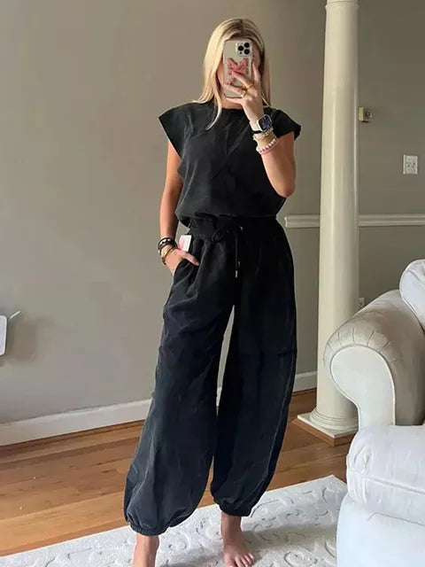 Variant image for Dame Jumpsuit Uformell med Snor i Midjen Polyester-36