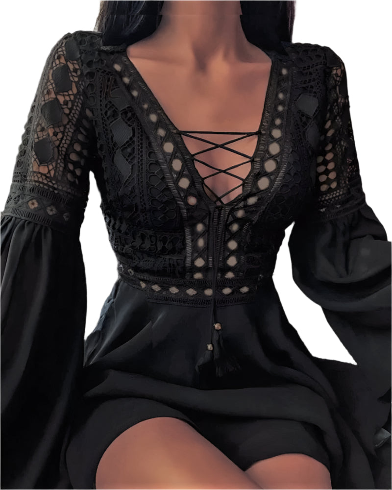 Kvinne Festkjole Elegant Kutt Polyester til Bryllup Selskapskjoler 1