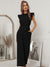 Dame Jumpsuit Tidløs Stil med Hettehylser Polyester-6