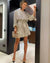 Dame Festkjole Glitter Paljetter Polyester Elegant Selskapskjole 6
