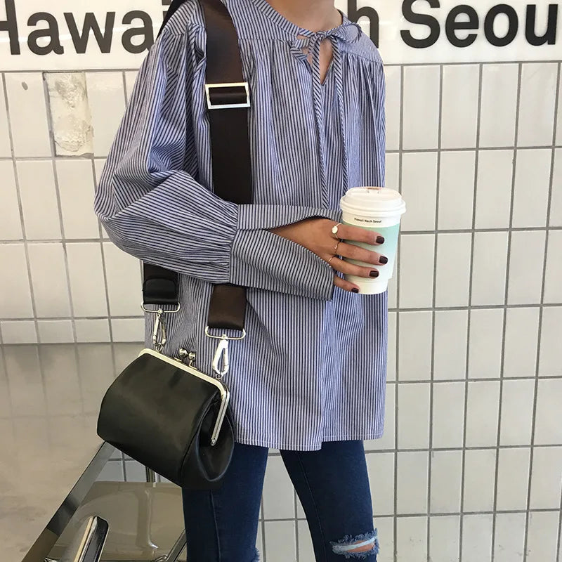 Dame Crossbody Veske Elegant Bærekraftig PU-Skinn 3